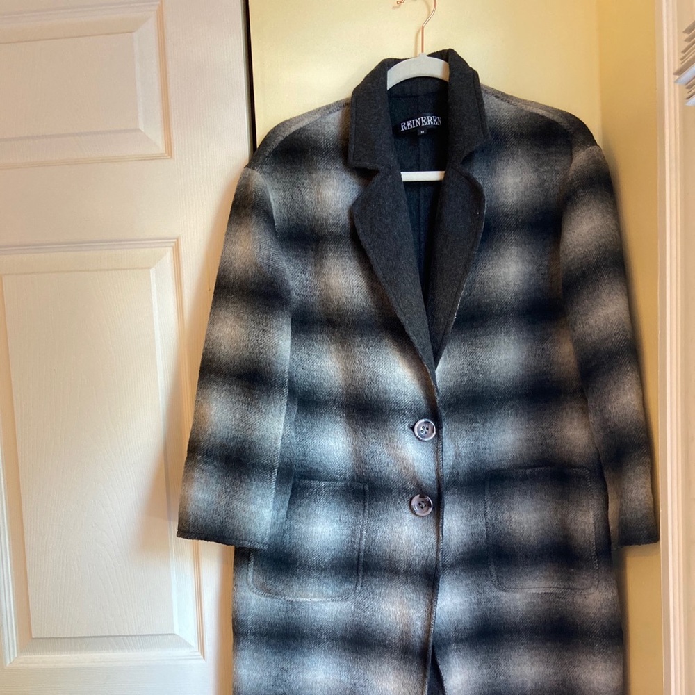 Wool Blend Oversize Coat